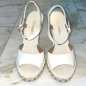 Chanel wedges